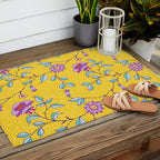 Vibrant Vintage Blooms Outdoor Rug Gallery Image 2