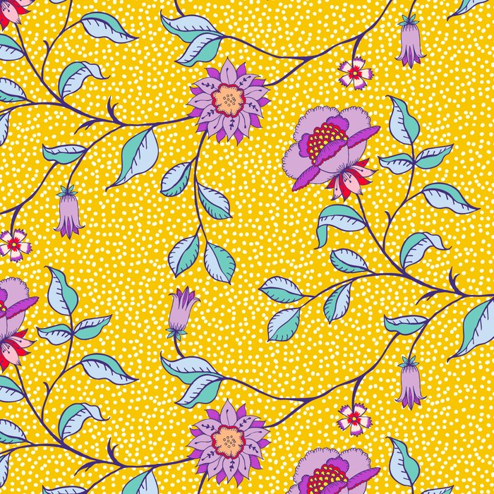 Vibrant Vintage Blooms Coffee Mug Gallery Image 2