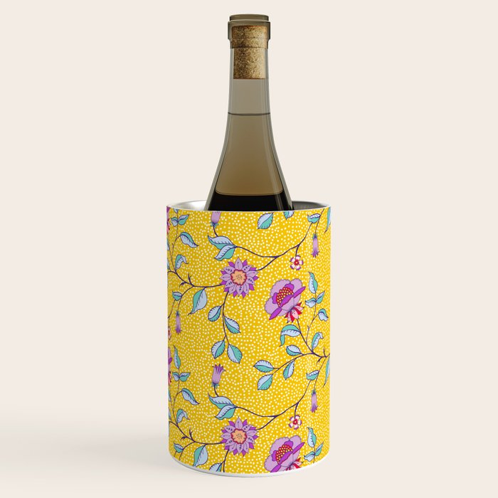 Vibrant Vintage Blooms Wine Chiller Gallery Image 1