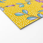 Vibrant Vintage Blooms Welcome Mat Gallery Image 2