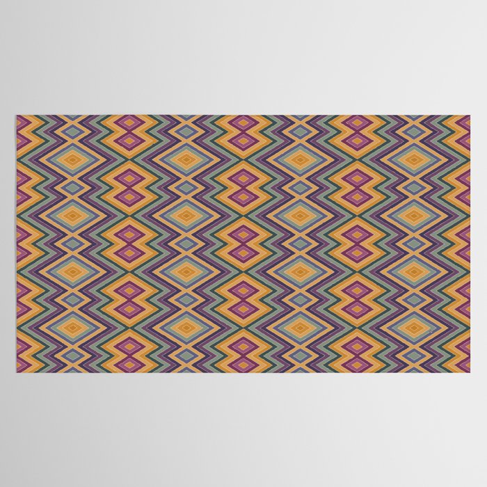 Boho Western Geometric Pattern IV Tablecloth Gallery Image 2