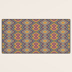 Boho Western Geometric Pattern IV Desk Mat Gallery Image 3