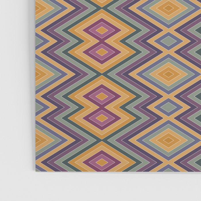 Boho Western Geometric Pattern IV Poster Gallery Image 3