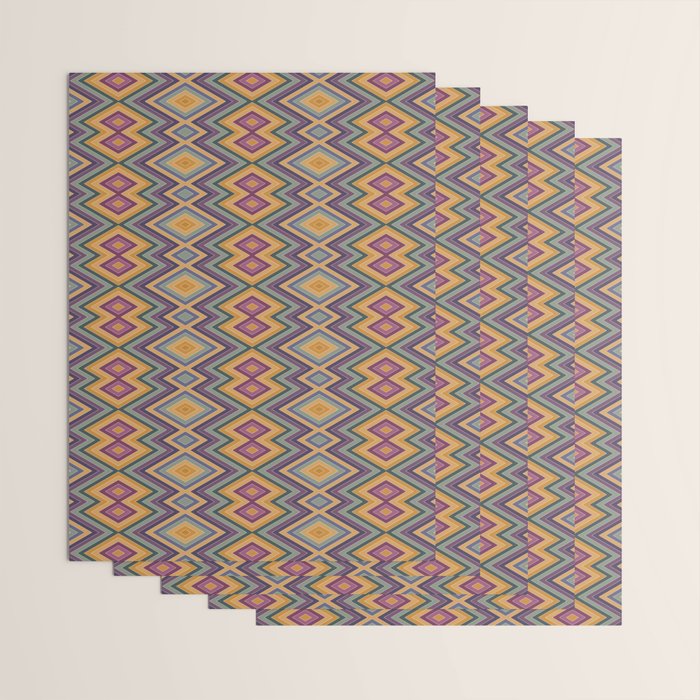Boho Western Geometric Pattern IV Wrapping Paper Gallery Image 3