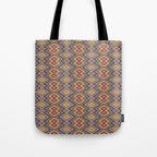 Boho Western Geometric Pattern IV Tote Bag Gallery Image 1