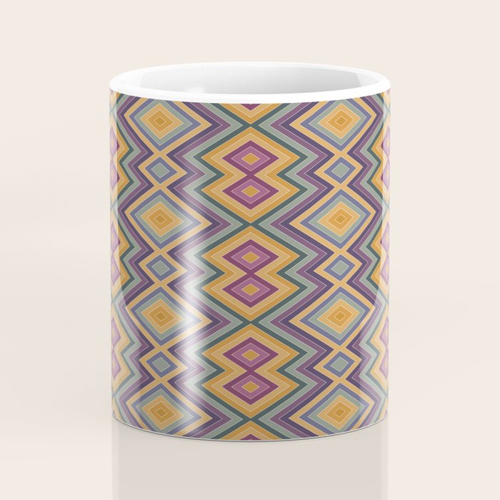 Boho Western Geometric Pattern IV Coffee Mug Gallery Image 4