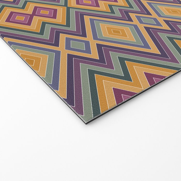 Boho Western Geometric Pattern IV Welcome Mat Gallery Image 2