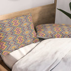 Boho Western Geometric Pattern IV Pillow Sham Gallery Image 2