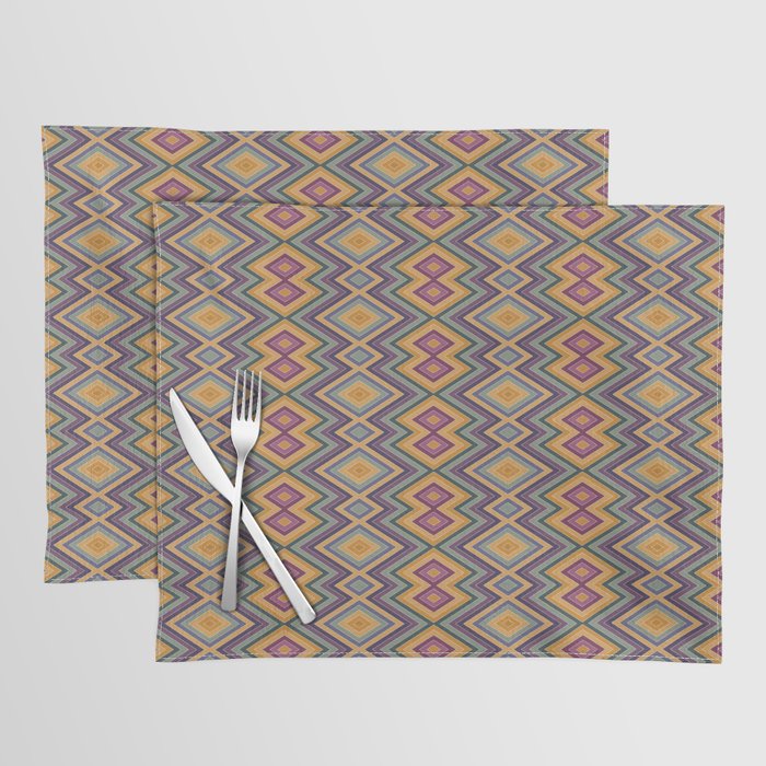 Boho Western Geometric Pattern IV Placemat Gallery Image 1
