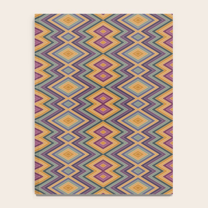 Boho Western Geometric Pattern IV Notebook Gallery Image 4