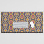 Boho Western Geometric Pattern IV Desk Mat Gallery Image 1