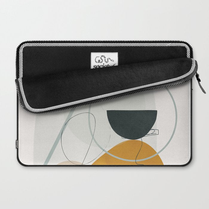 Abstract Shapes No.30 Laptop Sleeve Gallery Image 2