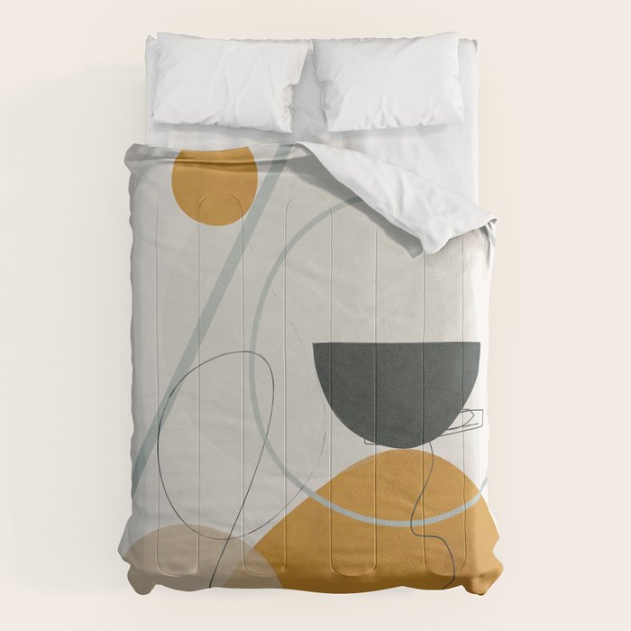 Abstract Shapes No.30 Comforter Gallery Image 6