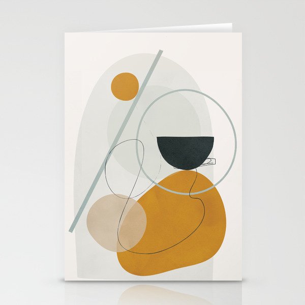 Abstract Shapes No.30 Stationery Card Gallery Image 1