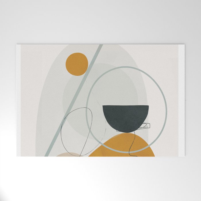 Abstract Shapes No.30 Welcome Mat Gallery Image 1
