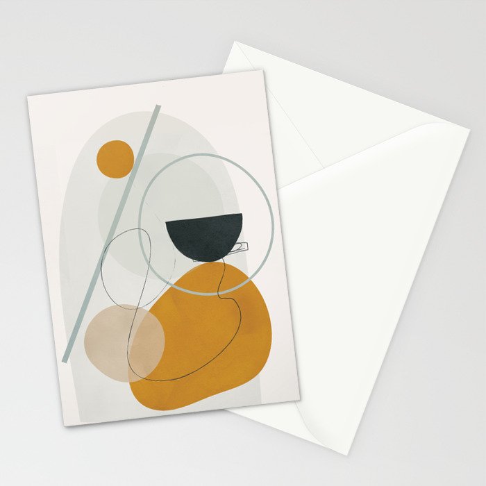 Abstract Shapes No.30 Stationery Card Gallery Image 2