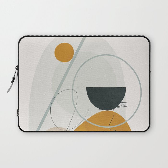 Abstract Shapes No.30 Laptop Sleeve Gallery Image 1