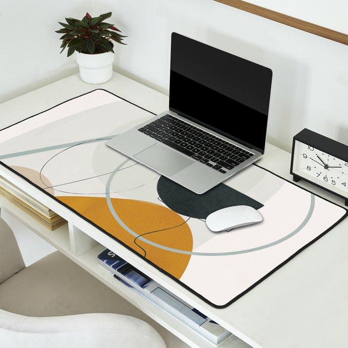 Abstract Shapes No.30 Desk Mat Gallery Image 2