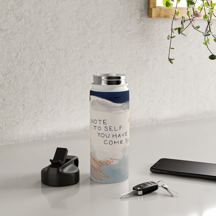 You Have Come So Far, Quote Water Bottle Gallery Image 4