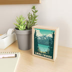 Vintage travel poster-Lake Tahoe. Mini Art Print Gallery Image 2