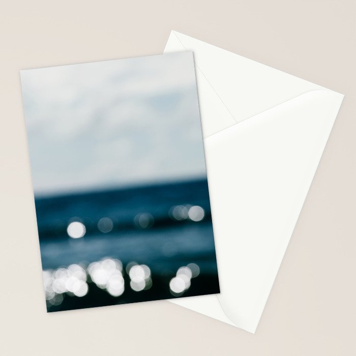 Ocean Glitter Stationery Card Gallery Image 2