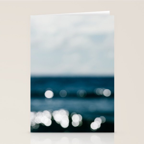 Ocean Glitter Stationery Card Gallery Image 2