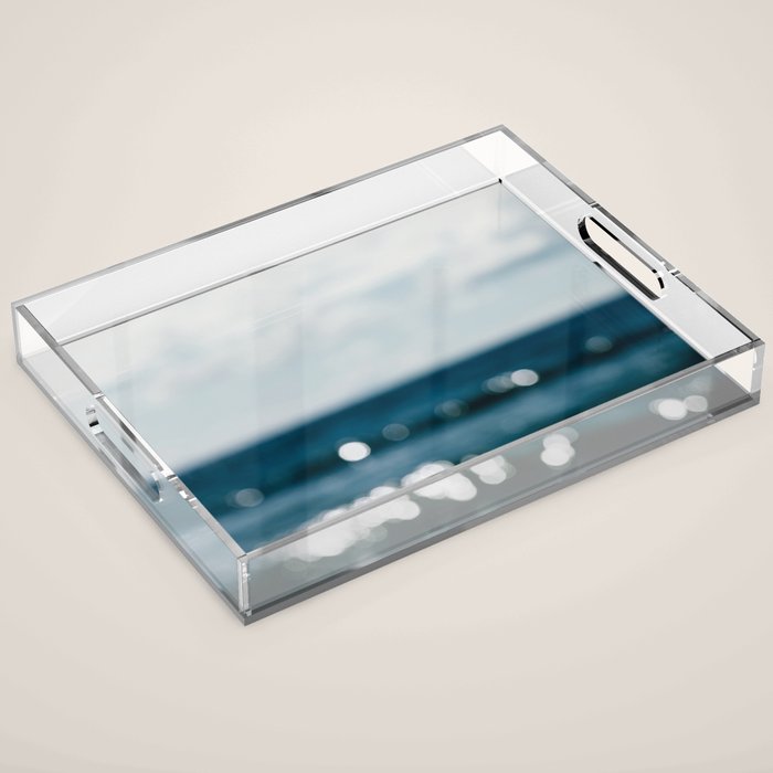Ocean Glitter Acrylic Tray Gallery Image 1