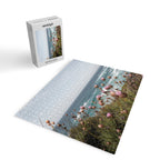 Pink Flowers by the Ocean | Travel Photography in Portugal Art Print | Summer at Bordeira Beach Jigsaw Puzzle Gallery Image 2