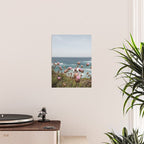 Pink Flowers by the Ocean | Travel Photography in Portugal Art Print | Summer at Bordeira Beach Poster Gallery Image 2