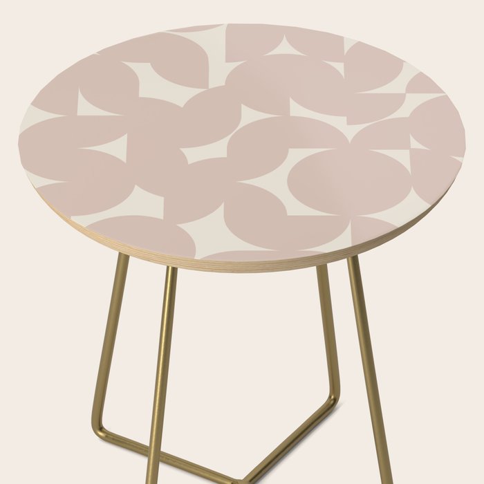 Contemporary Geometric Shapes - Natural Neutral Side Table Gallery Image 2