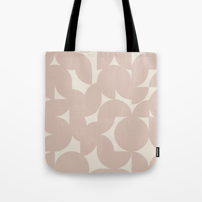 Contemporary Geometric Shapes - Natural Neutral Tote Bag Gallery Image 1