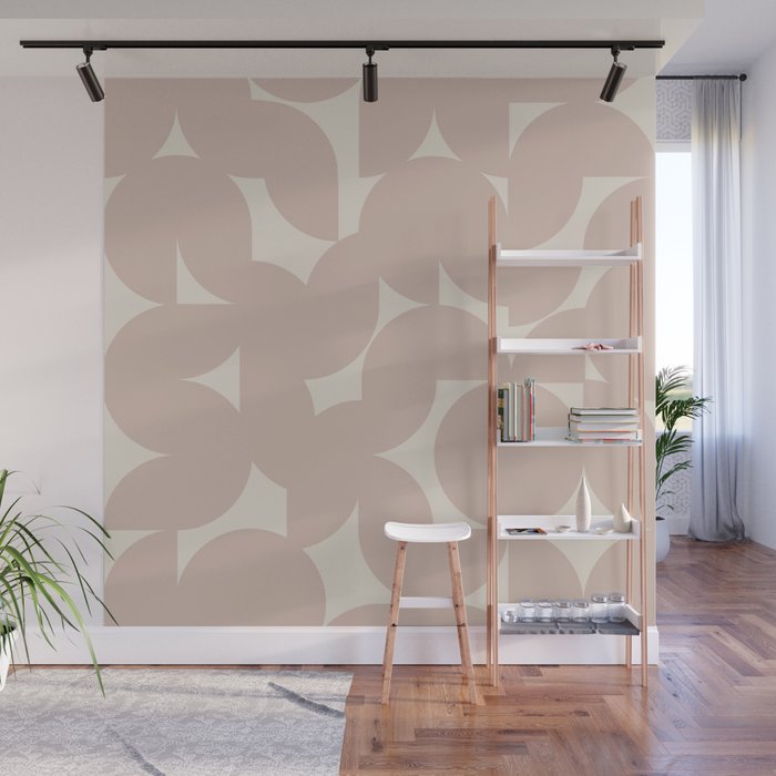 Contemporary Geometric Shapes - Natural Neutral Wall Mural Gallery Image 1