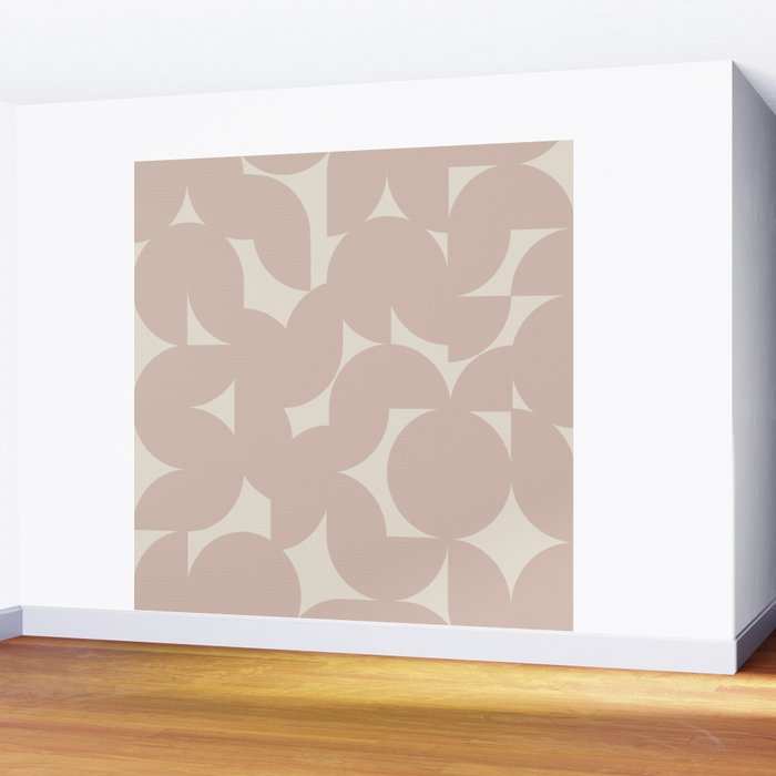 Contemporary Geometric Shapes - Natural Neutral Wall Mural Gallery Image 2