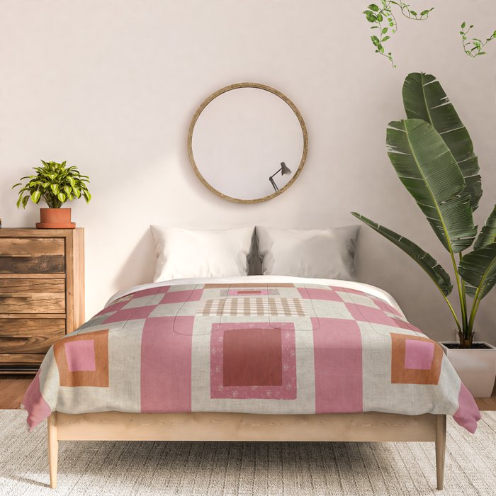 Pink Cottage Quilt Comforter Gallery Image 3