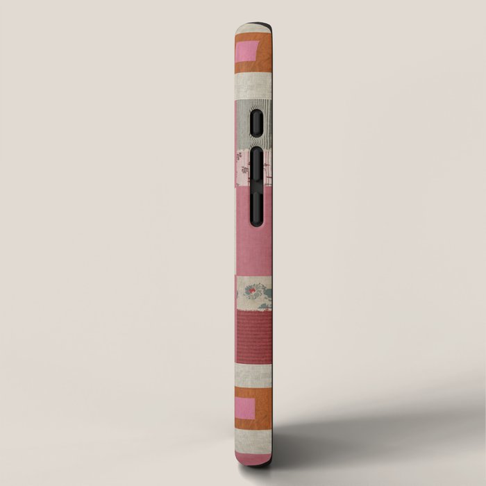 Pink Cottage Quilt iPhone Case Gallery Image 2