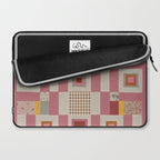 Pink Cottage Quilt Laptop Sleeve Gallery Image 2