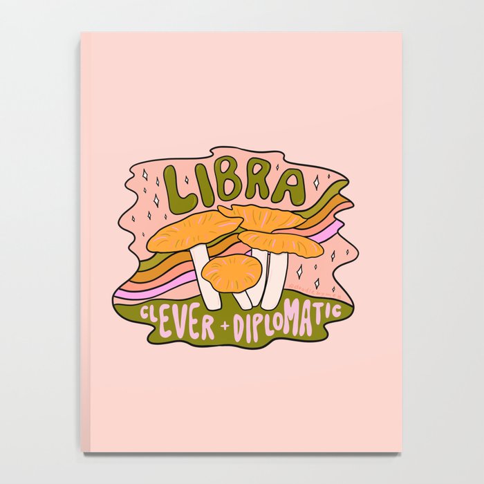Libra Mushroom Notebook Gallery Image 4