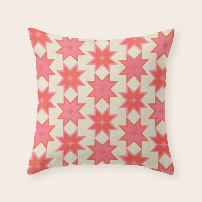 Celestial Winter Quilt Pattern Throw Pillow Gallery Image 6