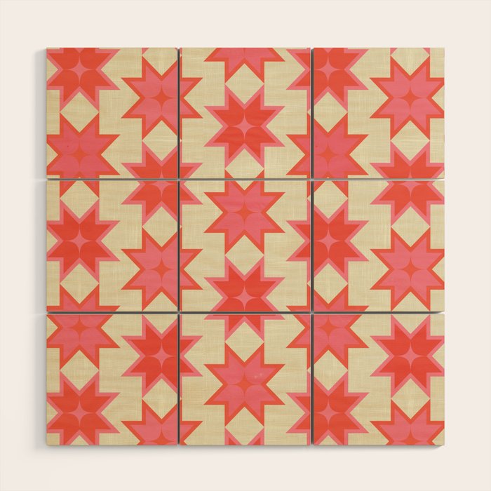 Celestial Winter Quilt Pattern Wood Wall Art Gallery Image 1