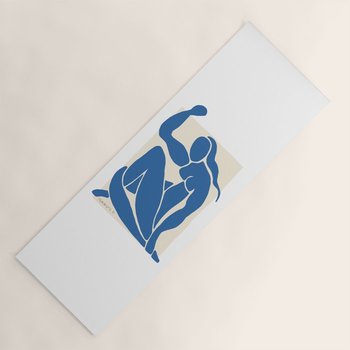 NUDE FEMINISTE - Feminist Art - Matisse Nude Blue Yoga Mat Gallery Image 1