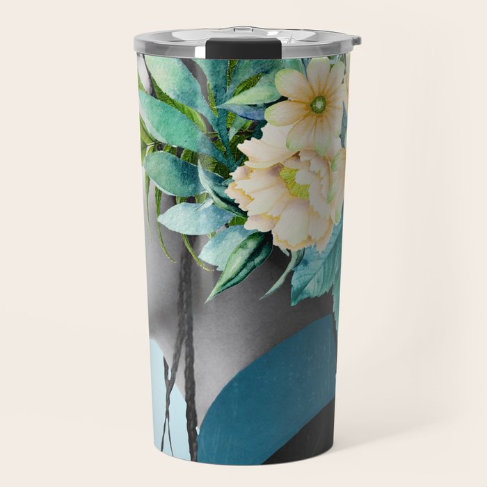 Tropical Girl 6 Travel Mug Gallery Image 1