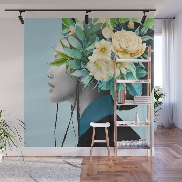 Tropical Girl 6 Wall Mural Gallery Image 1