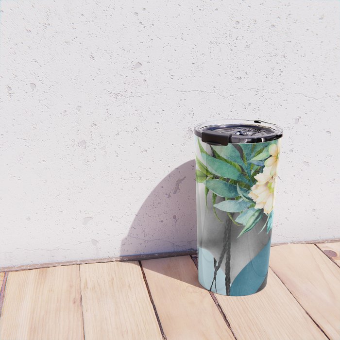 Tropical Girl 6 Travel Mug Gallery Image 4