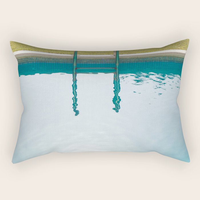 Swimming Pool - Summer Fun Travel photography Rectangular Pillow Gallery Image 1