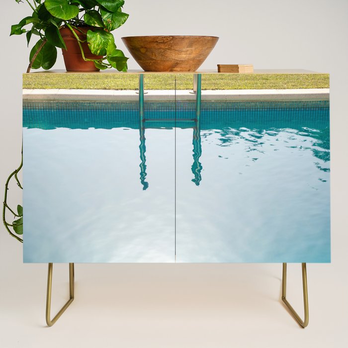 Swimming Pool - Summer Fun Travel photography Credenza Gallery Image 1