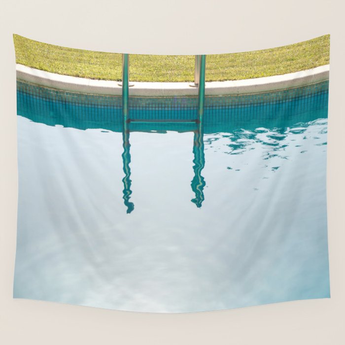 Swimming Pool - Summer Fun Travel photography Wall Tapestry Gallery Image 4