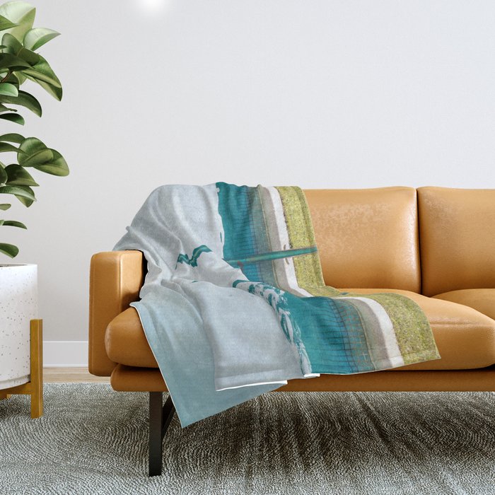 Swimming Pool - Summer Fun Travel photography Throw Blanket Gallery Image 1