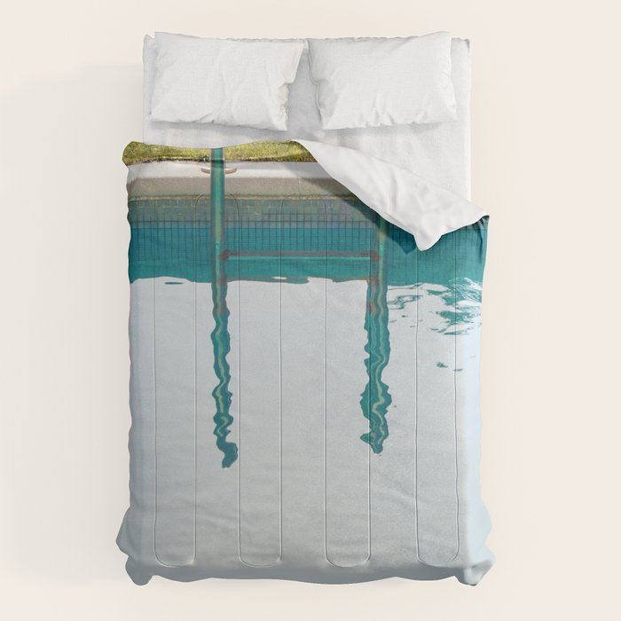 Swimming Pool - Summer Fun Travel photography Comforter Gallery Image 1