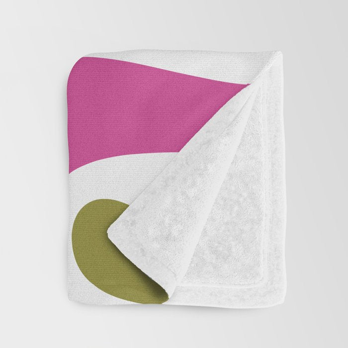 Retro Mod Swirl Vintage Contemporary Abstract Pattern Throw Blanket Gallery Image 3