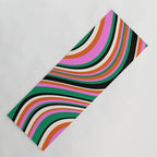 Wavy Stripes XIV - Bold Retro Yoga Mat Gallery Image 1